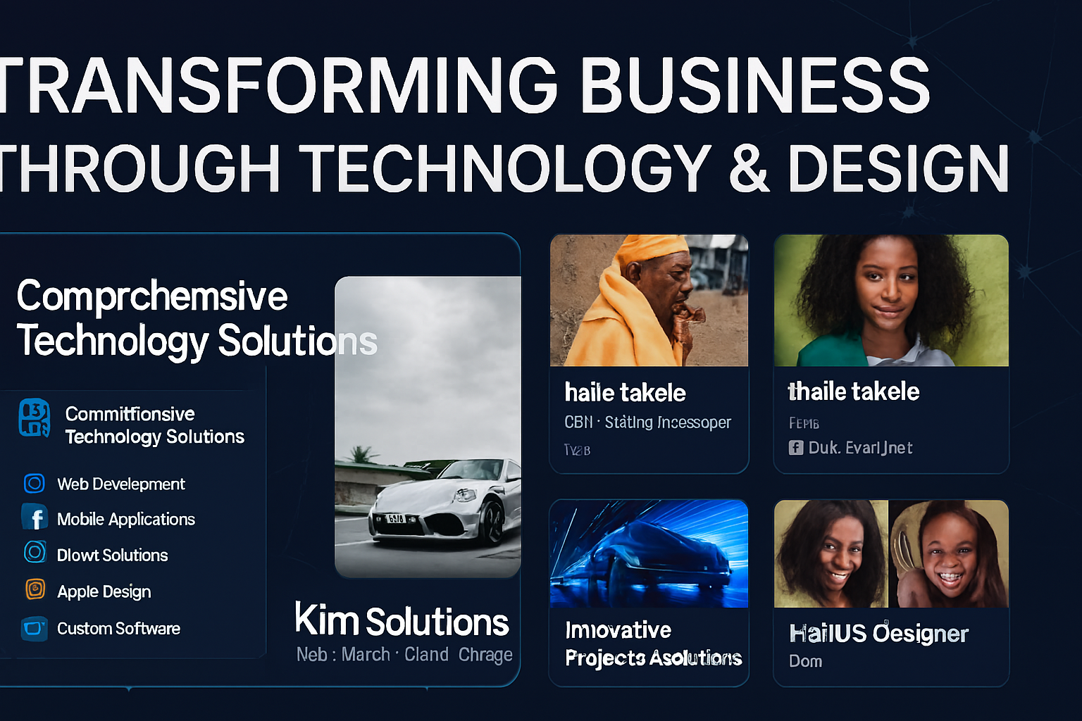 Rebuild website for ikimtechco